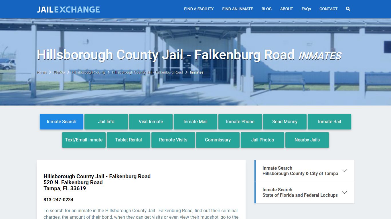 Hillsborough County Inmate Search | Arrests & Mugshots | FL - JAIL EXCHANGE